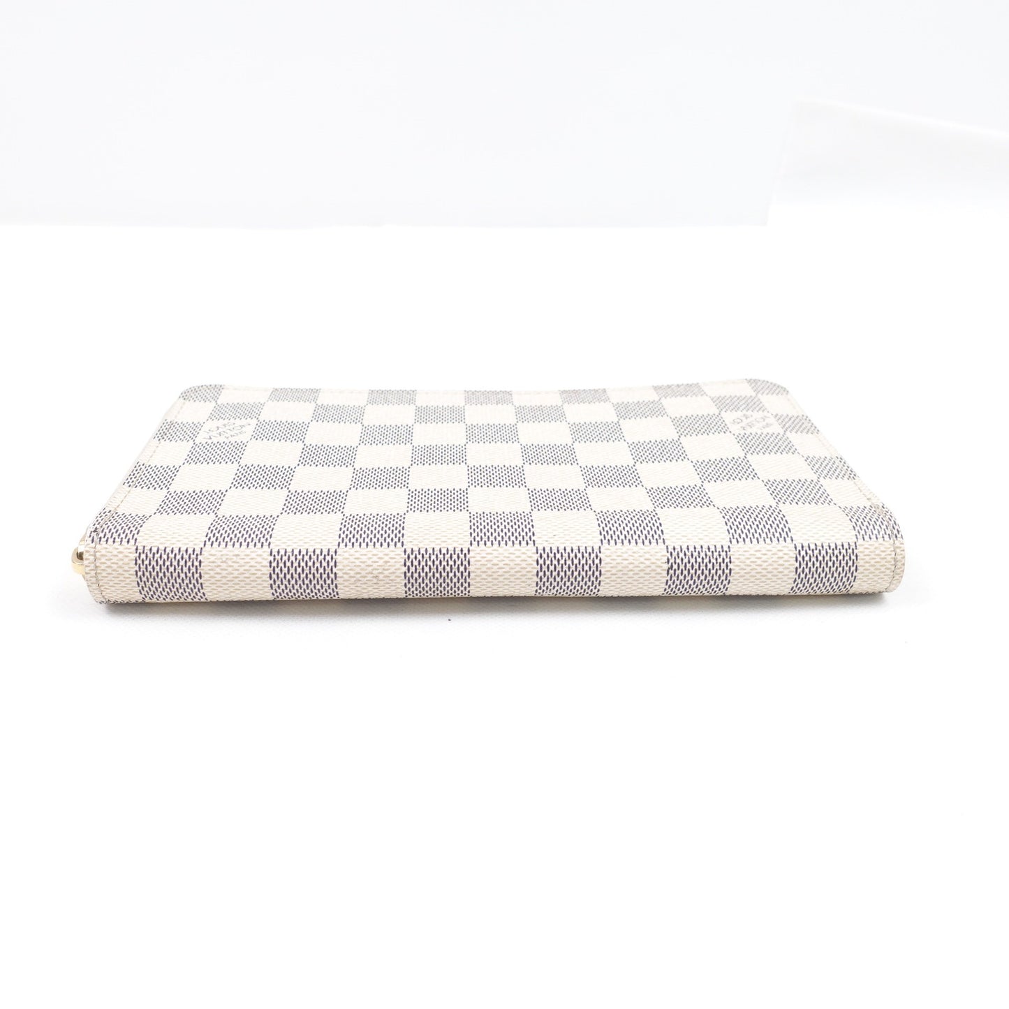 Pre-owned Louis Vuitton Damier Azur Coated Canvas Long Zippy Wallet