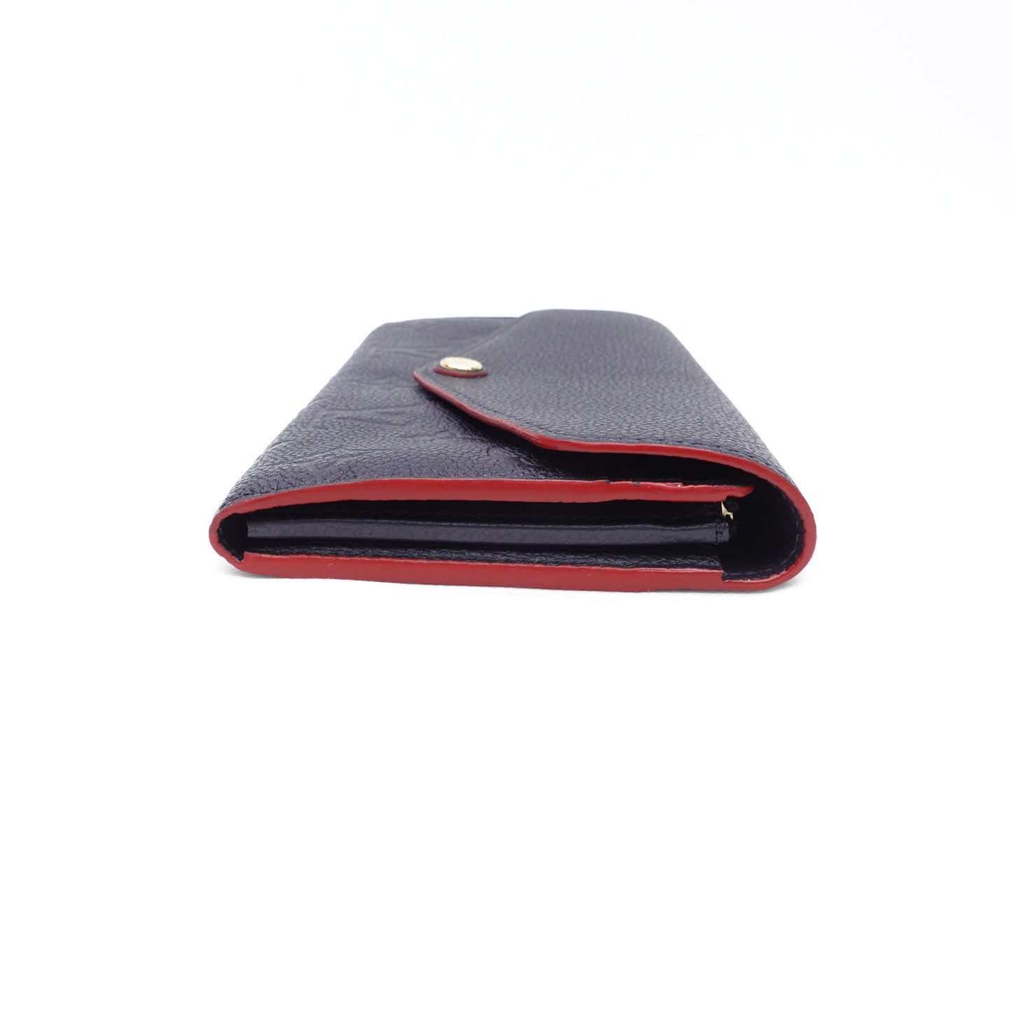 Pre-owned Louis Vuitton Sarah Navy Calfskin Wallet