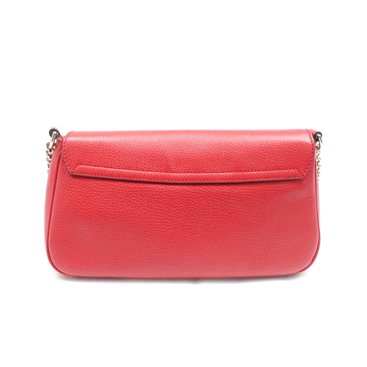 Gucci Soho Red Calfskin Shoulder Bag
