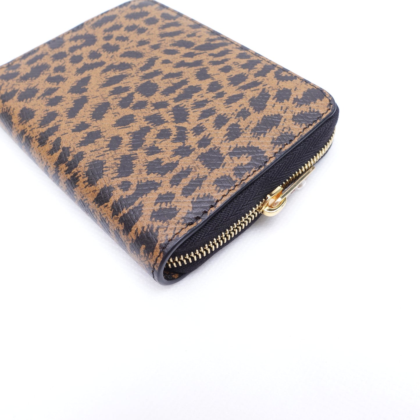Pre-Owned Celine leopard Calfskin Short Wallet