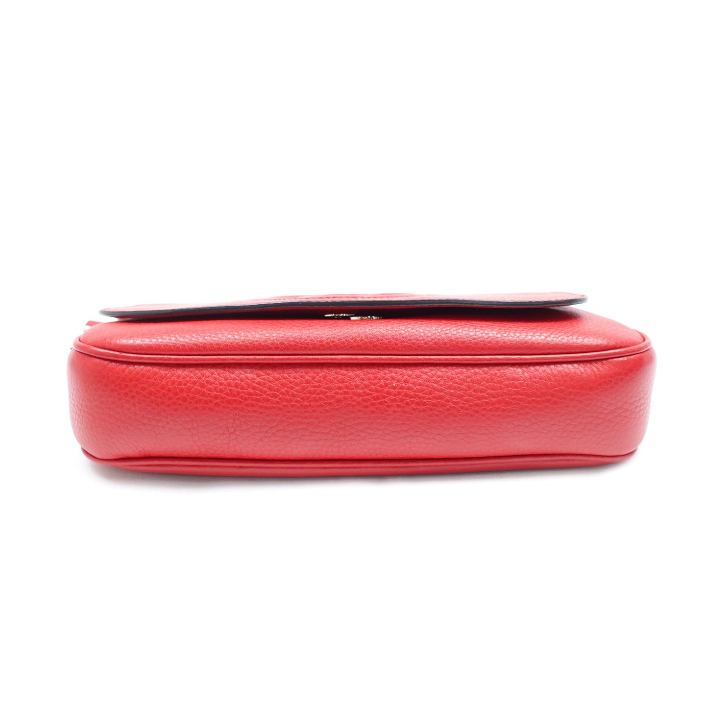 Gucci Soho Red Calfskin Shoulder Bag
