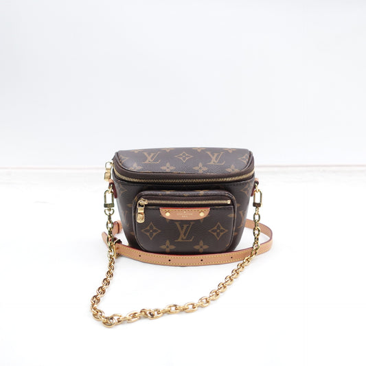 Pre-owned Louis Vuitton Outdoor Monogram Coated Canvas Mini Bumbag