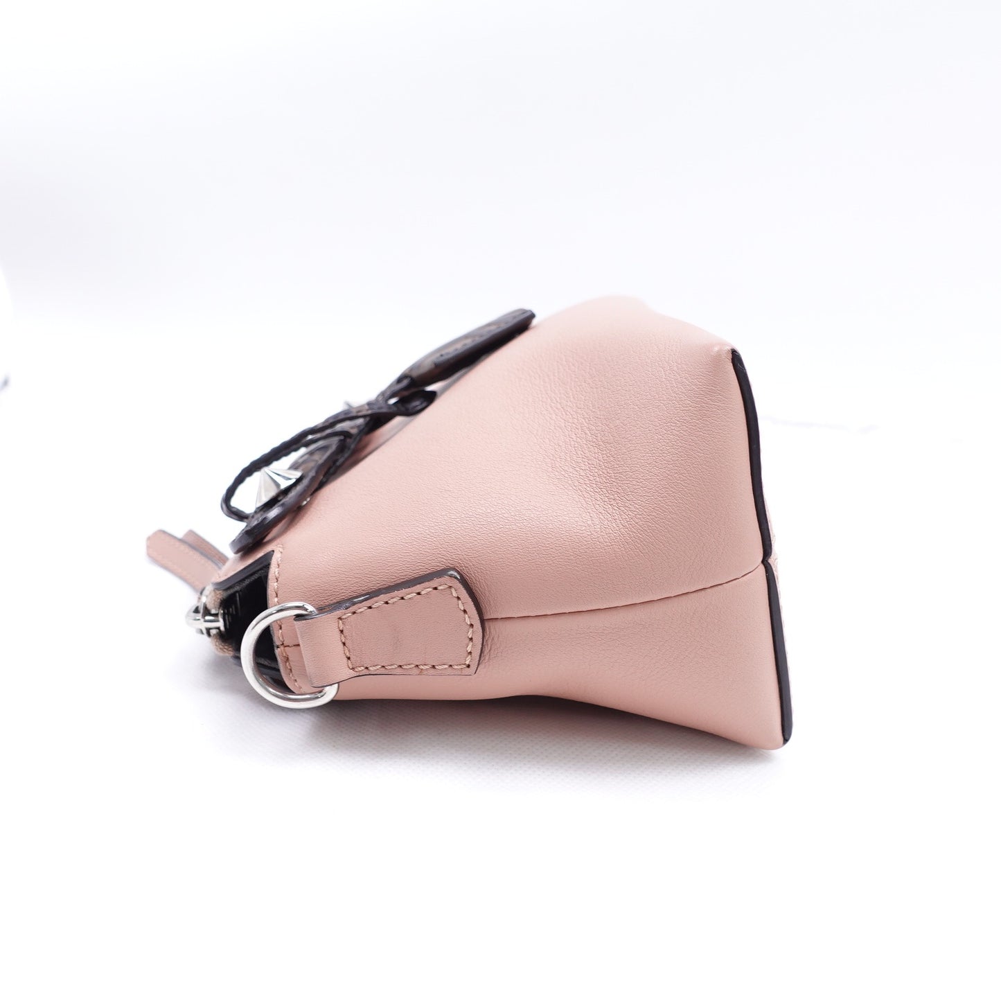 Pre-owned Fendi By The Way Pink Calfskin Shoulder Bag T10313755