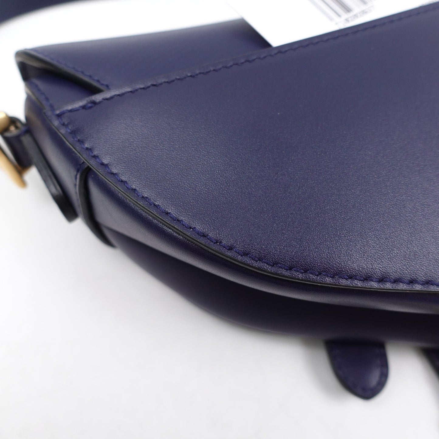 Pre-Owned Dior Saddle Navy Blue Calfskin Shoulder Bag T10202637
