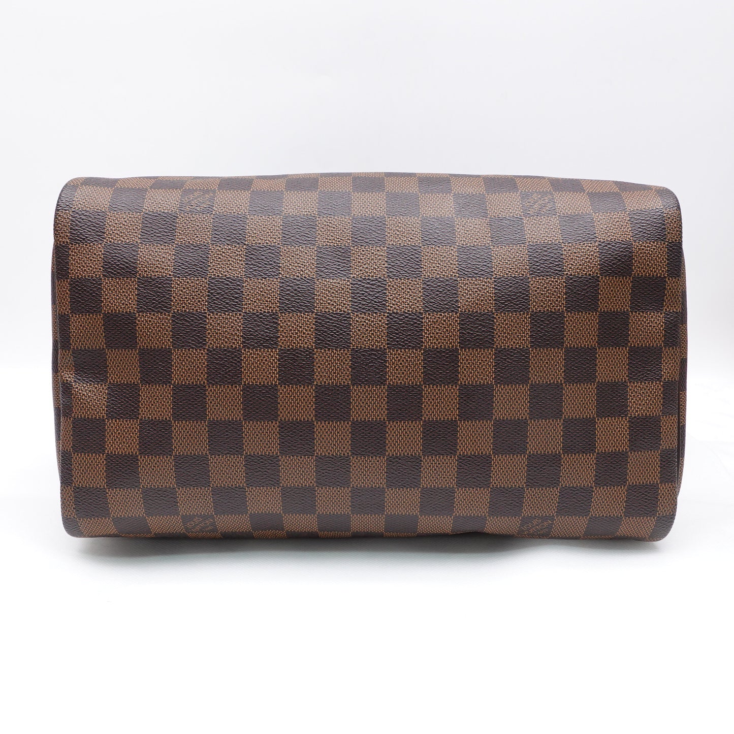Pre-owned Louis Vuitton Speedy Damier Ebene Coated Canvas Tote