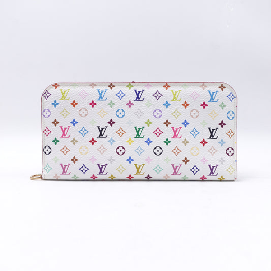 Pre-owned Louis Vuitton Insolite Multi White Canvas Wallet