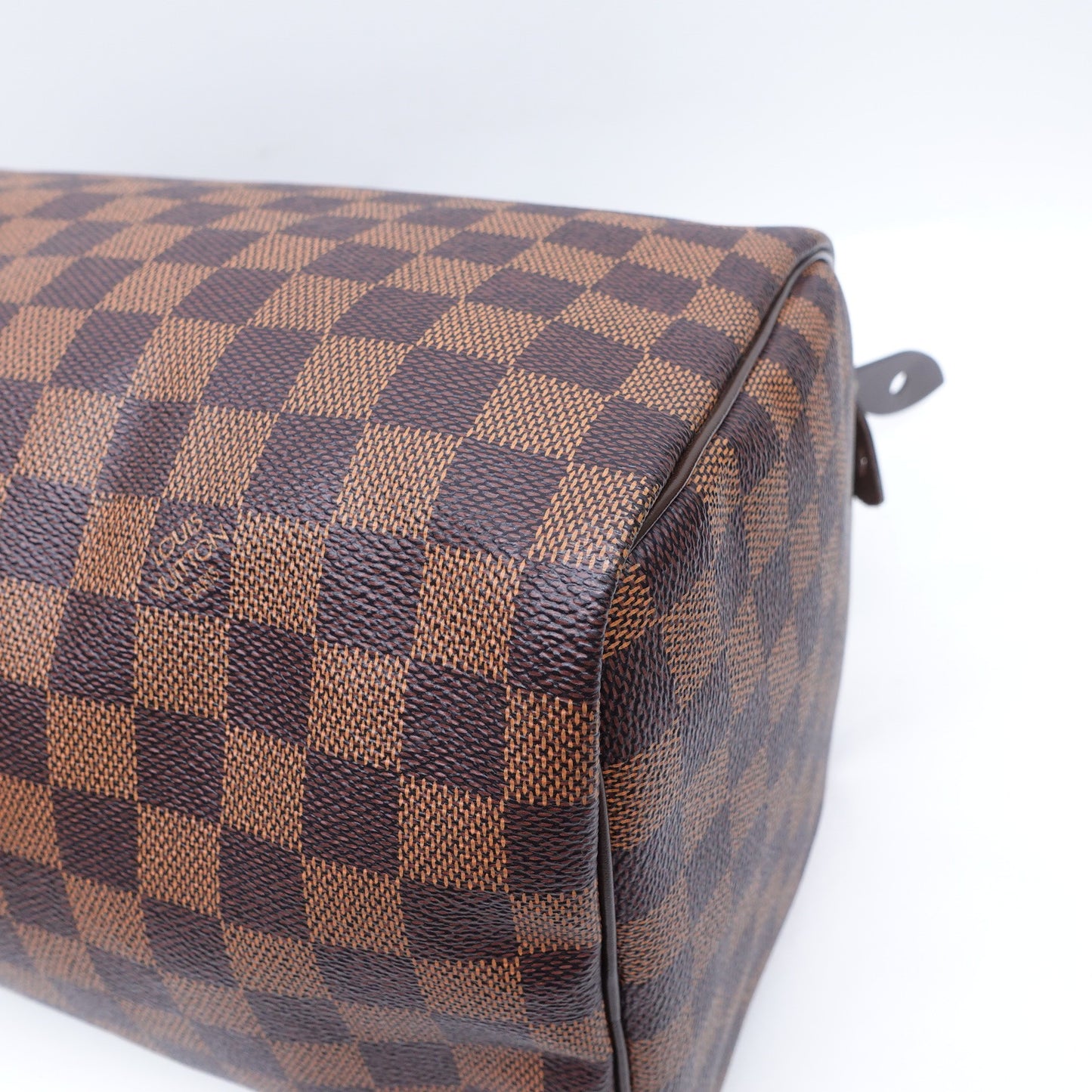 Pre-owned Louis Vuitton Speedy 30 Dimer Ebene Coated Canvas Shoulder Bag