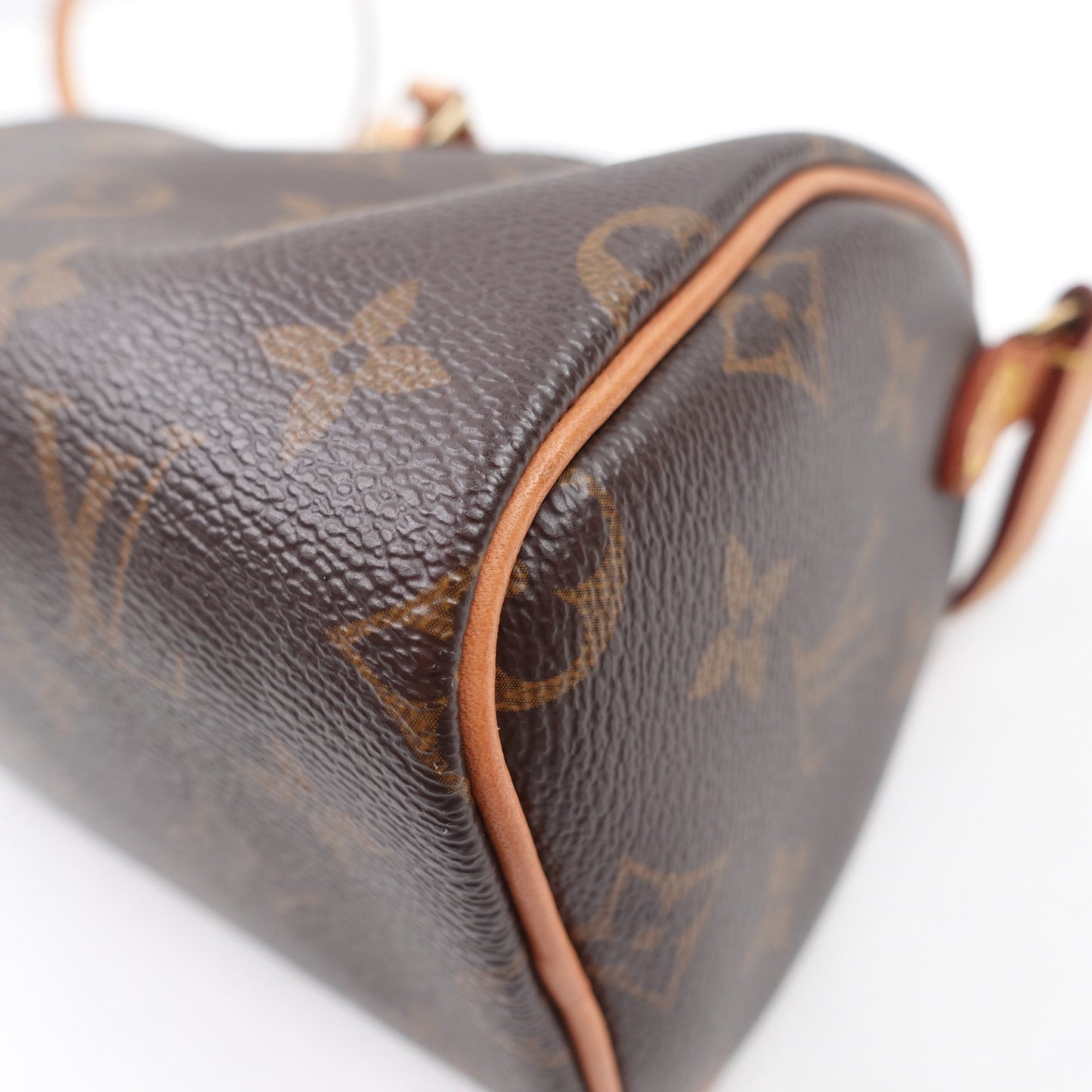 Pre-owned Louis Vuitton Speedy Nano Monogram Coated Canvas Shoulder Bag