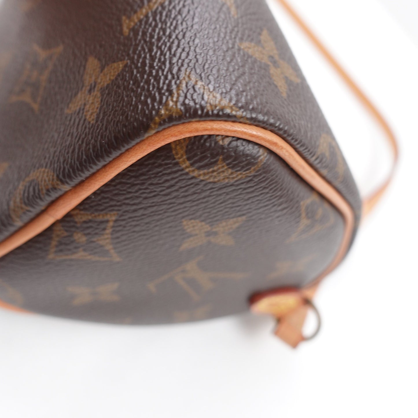 Pre-owned Louis Vuitton Speedy Nano Monogram Coated Canvas Shoulder Bag