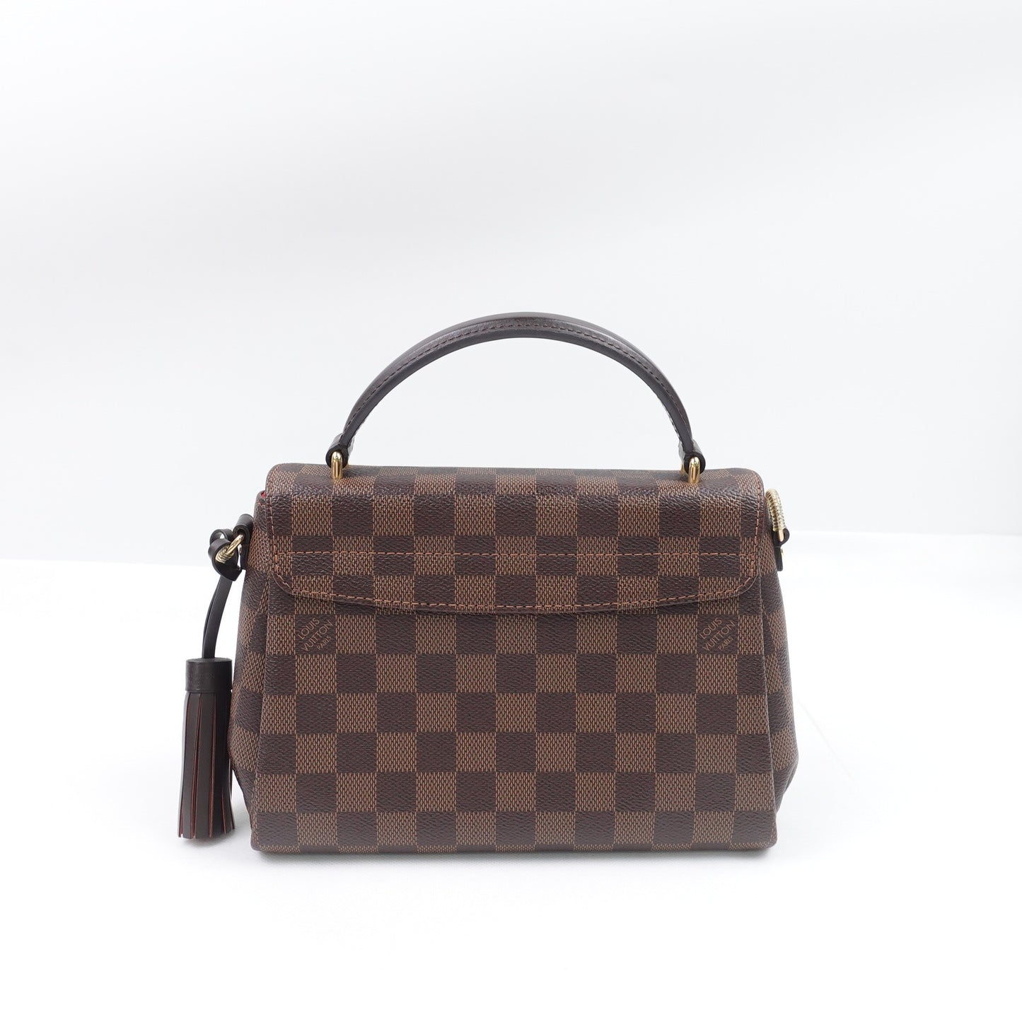 Pre-owned Louis Vuitton Croisette Damier Ebene Coated Canvas Shoulder Bag