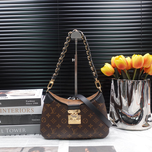 Pre-owned Louis Vuitton Twinny Monogram Hobo Bag