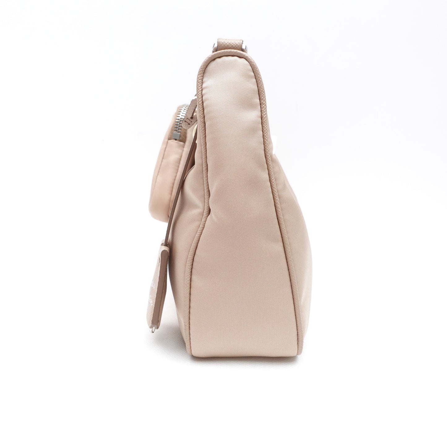 Pre-owned Prada Re-Edition Milktea Color Nylon Cross Body Bag