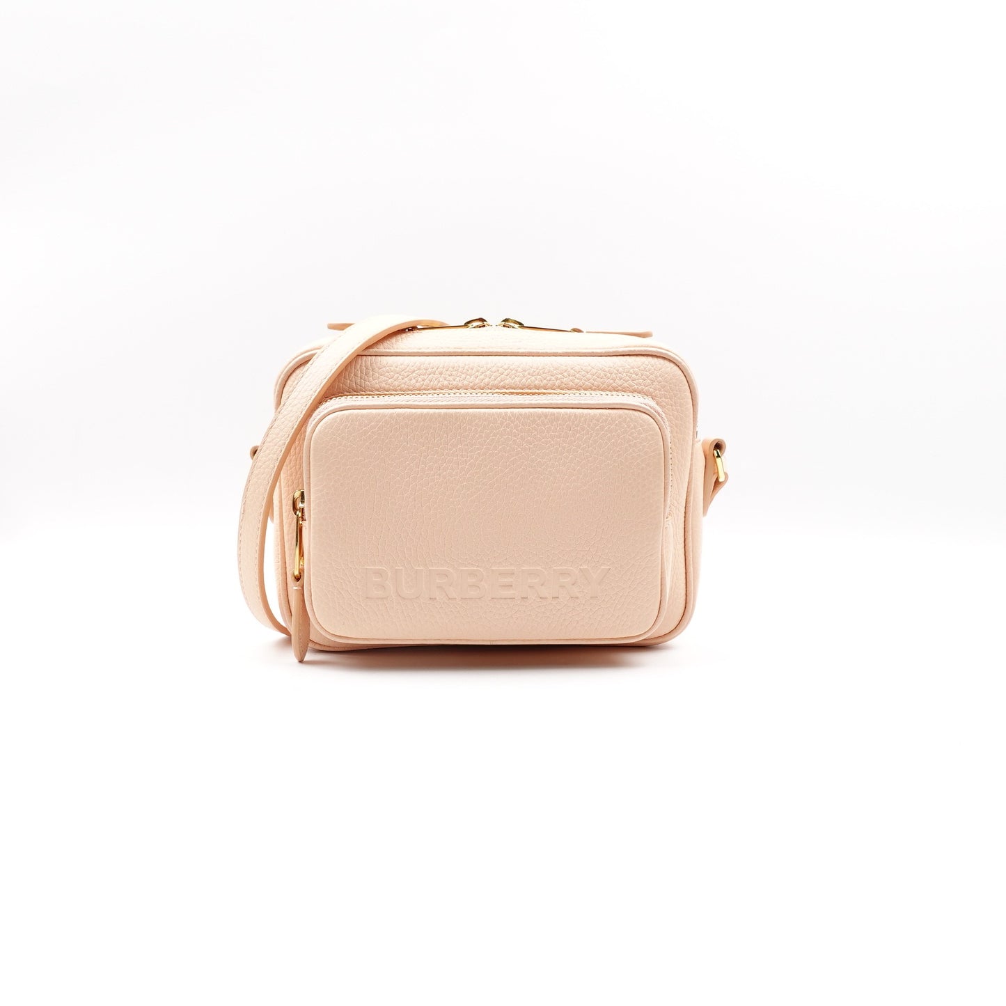 Pre-owned Burberry Pink Calfskin Shoulder Bag