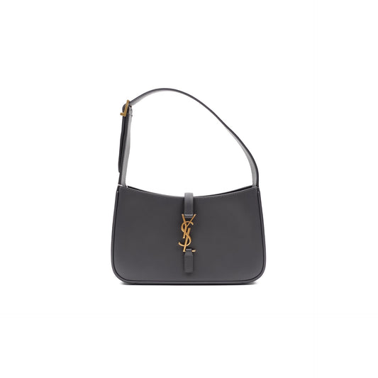 Pre-owned Yves Saint Laurent Grey Calfskin Shoulder Bag
