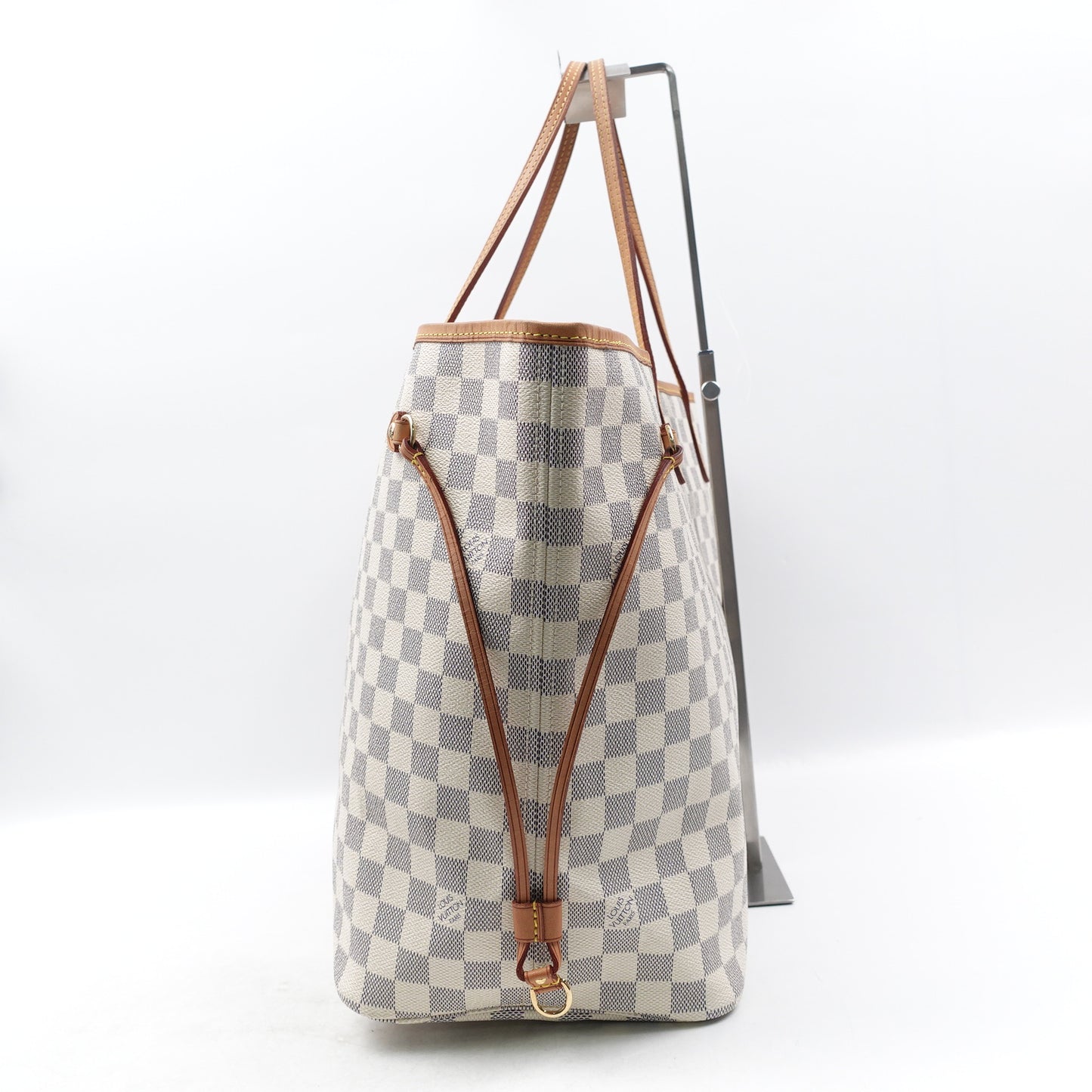 Pre-owned Louis Vuitton Neverfull GM Damier Azur Coated Canvas Tote