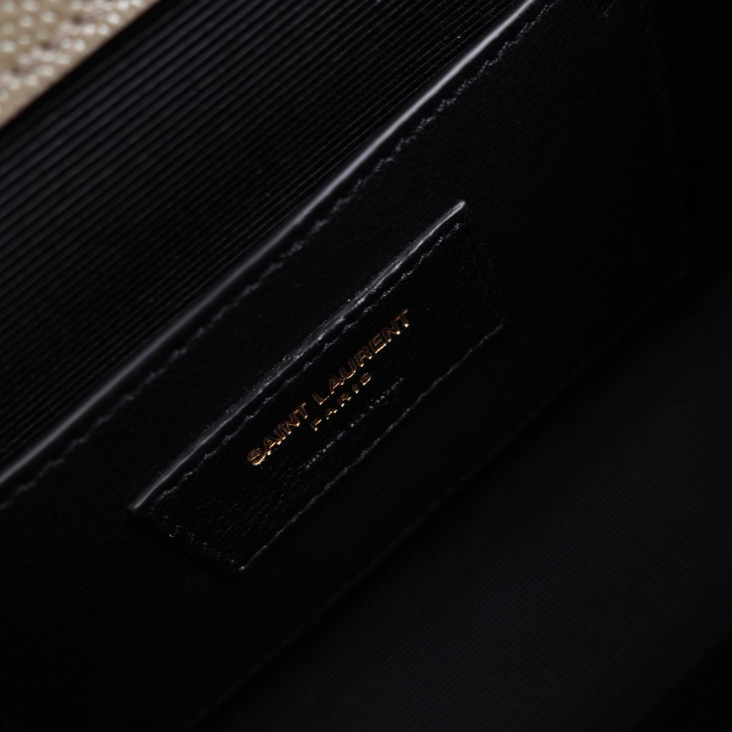 Pre-owned Saint Laurent Envelope Sage Calfskin Shoulder Bag