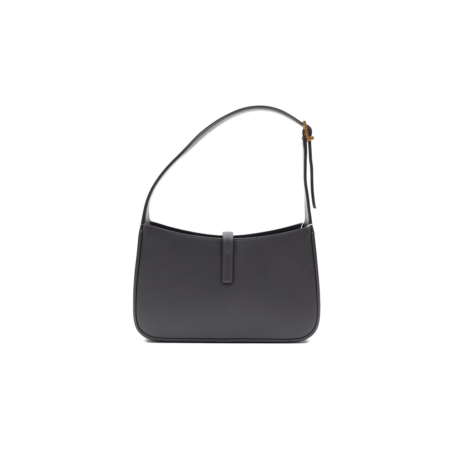 Pre-owned Yves Saint Laurent Grey Calfskin Shoulder Bag