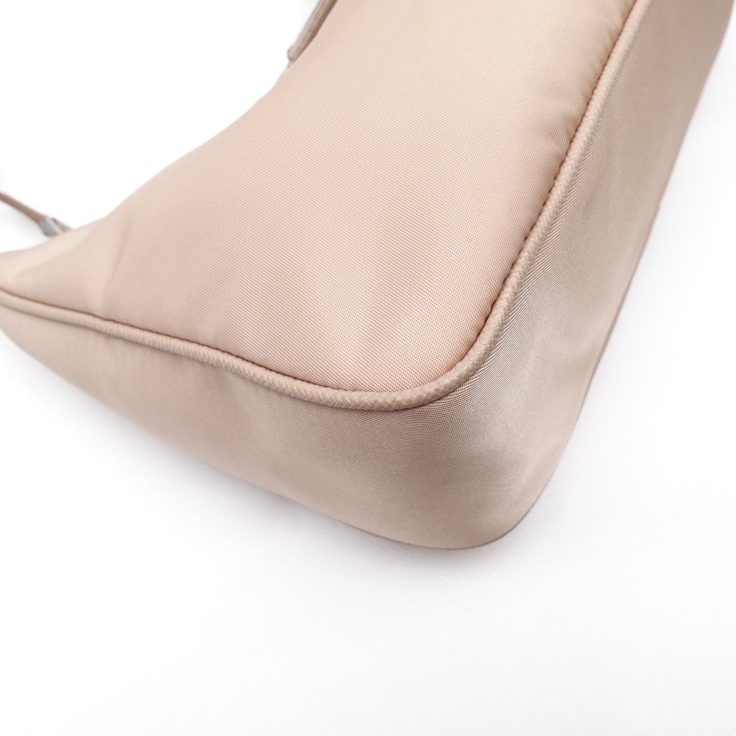 Pre-owned Prada Re-Edition Milktea Color Nylon Cross Body Bag