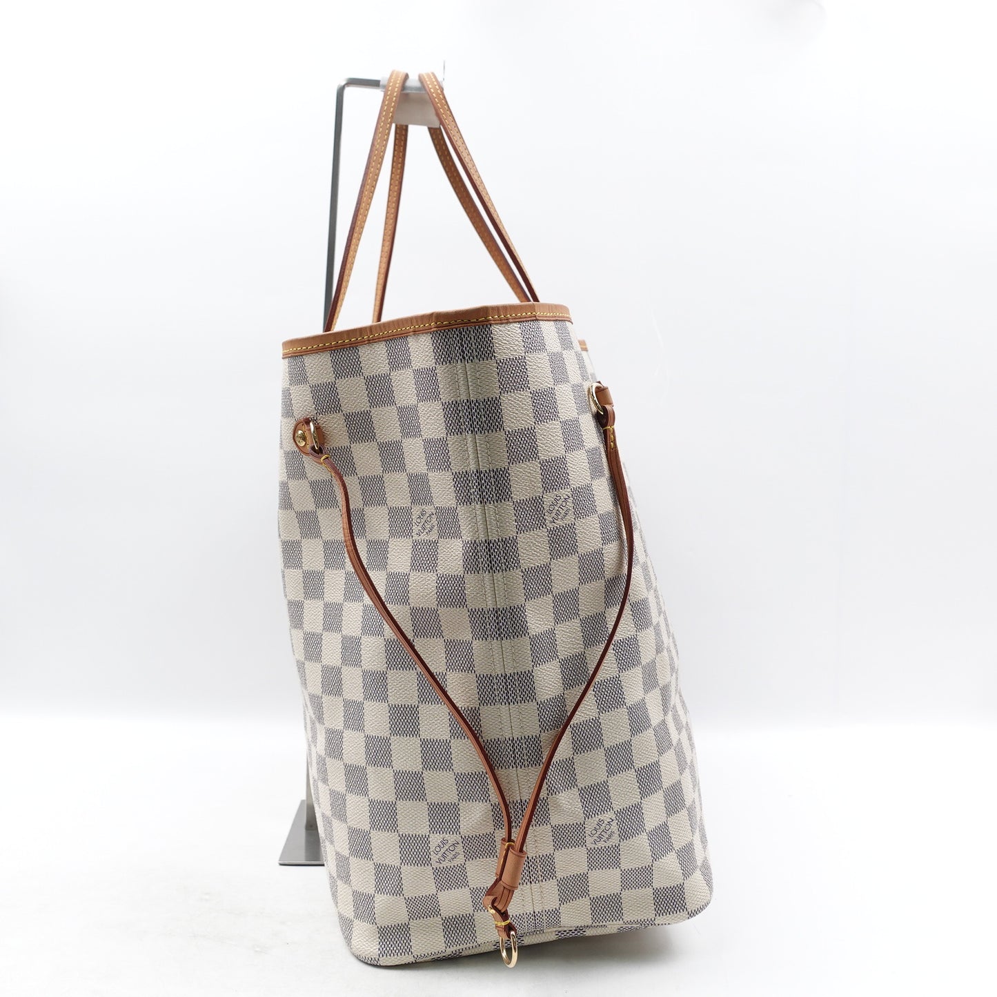 Pre-owned Louis Vuitton Neverfull GM Damier Azur Coated Canvas Tote