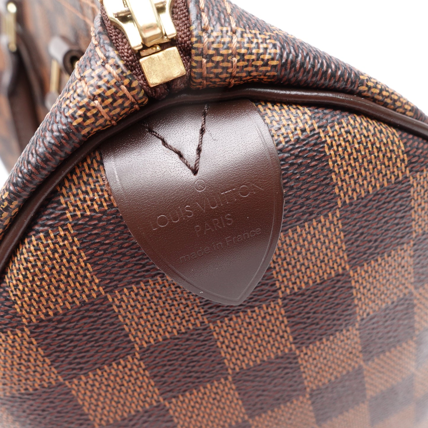 Pre-owned Louis Vuitton Speedy Damier Ebene Coated Canvas Tote