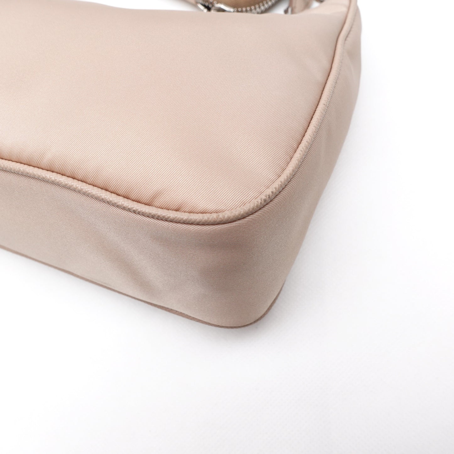 Pre-owned Prada Re-Edition Milktea Color Nylon Cross Body Bag