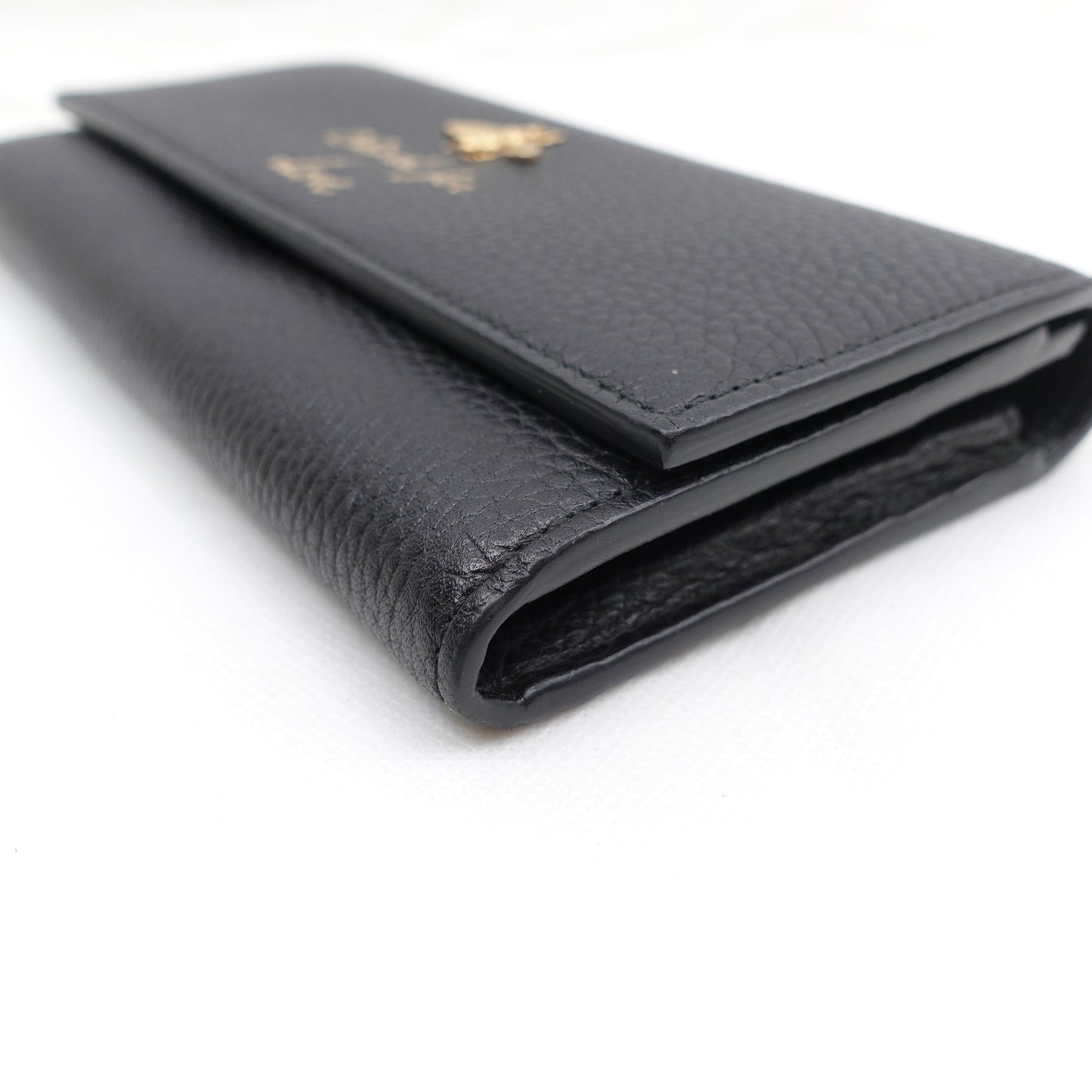 Pre-owned Gucci Black Calfskin Wallet