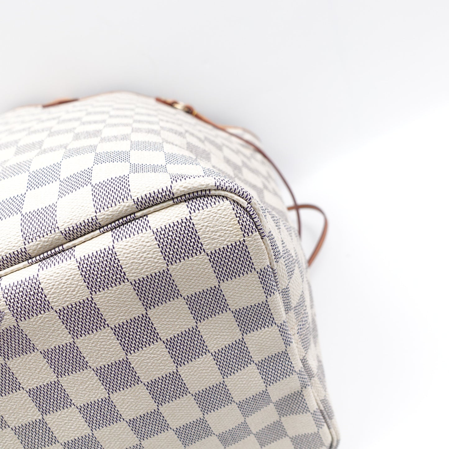 Pre-owned Louis Vuitton Neverfull GM Damier Azur Coated Canvas Tote