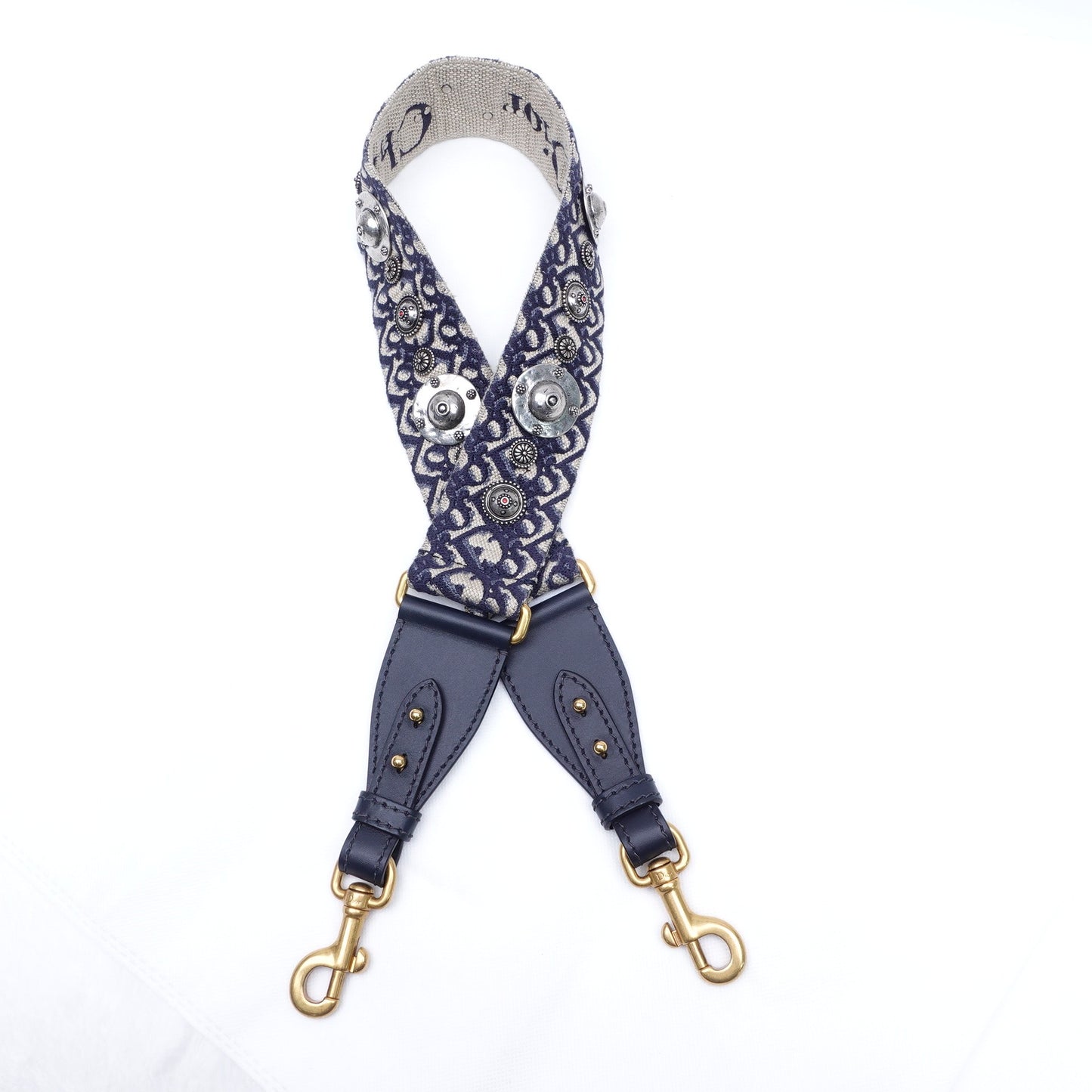 Pre-owned Dior Oblique Canvas Shoulder Strap