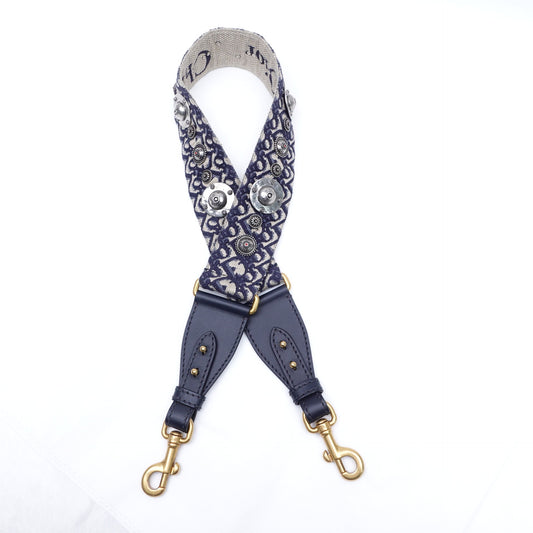 Pre-owned Dior Oblique Canvas Shoulder Strap