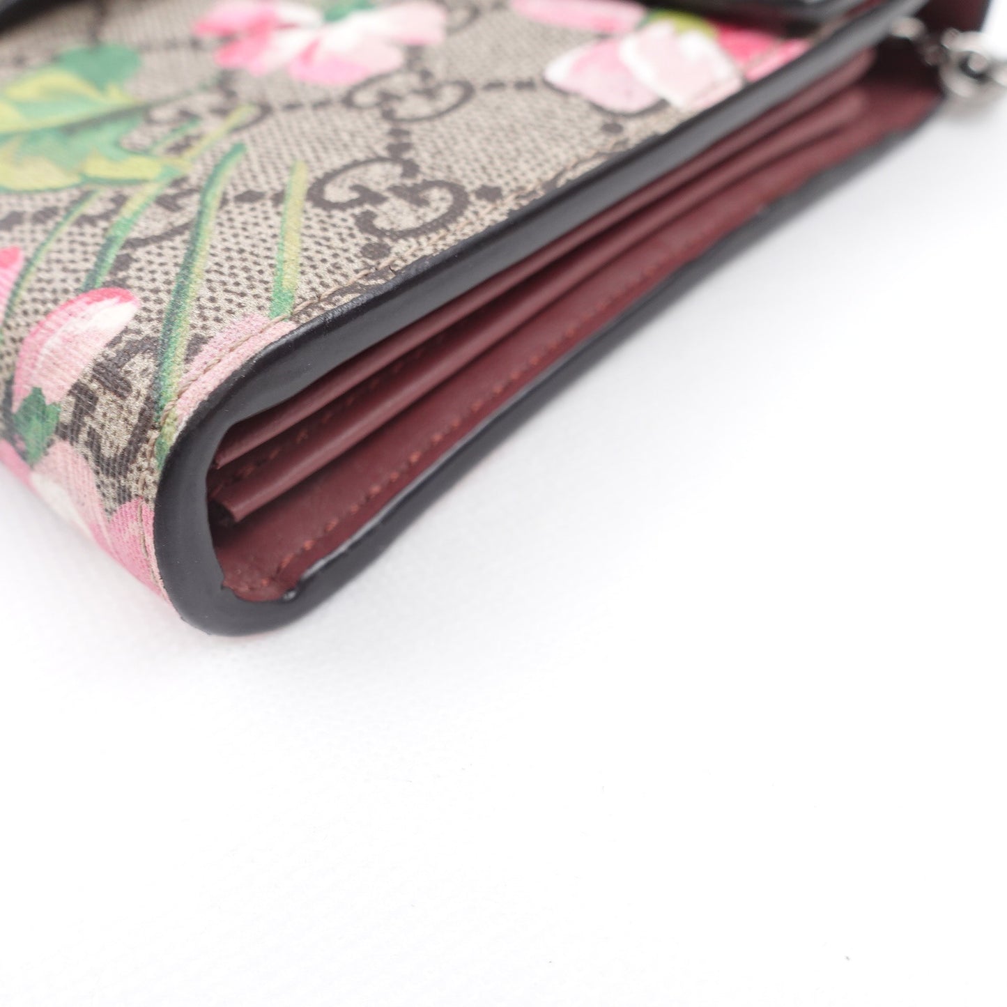 Pre-owned Gucci Dionysus WOC Monogram & Pink Coated Canvas Shoulder Bag