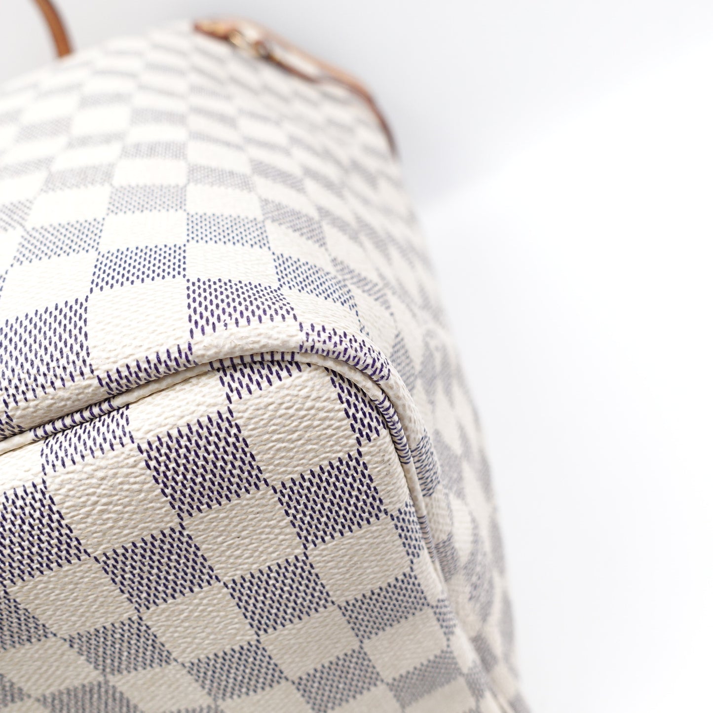 Pre-owned Louis Vuitton Neverfull GM Damier Azur Coated Canvas Tote