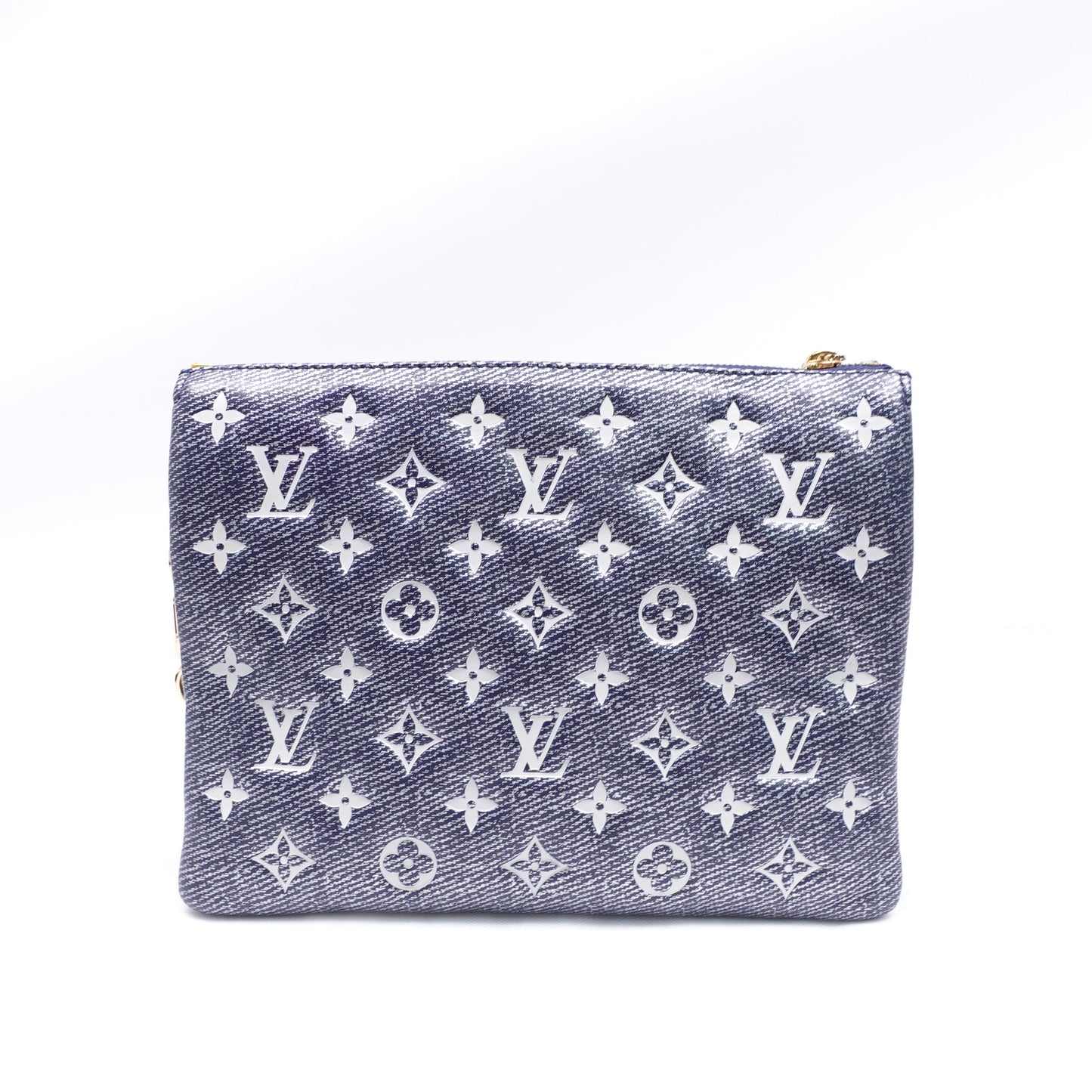 Louis Vuitton Coussin Pm Denim Blue Monogram Coated Canvas Shoulder Bag