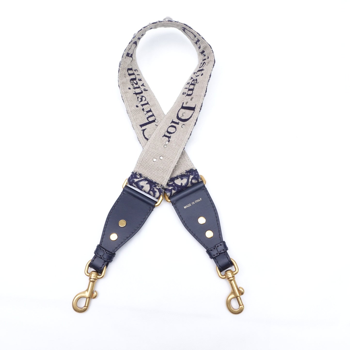 Pre-owned Dior Oblique Canvas Shoulder Strap