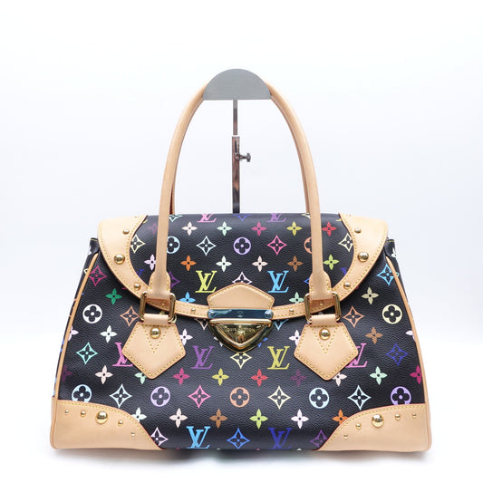 Pre-owned Louis Vuitton Beverly Black Canvas Handbag T10299871