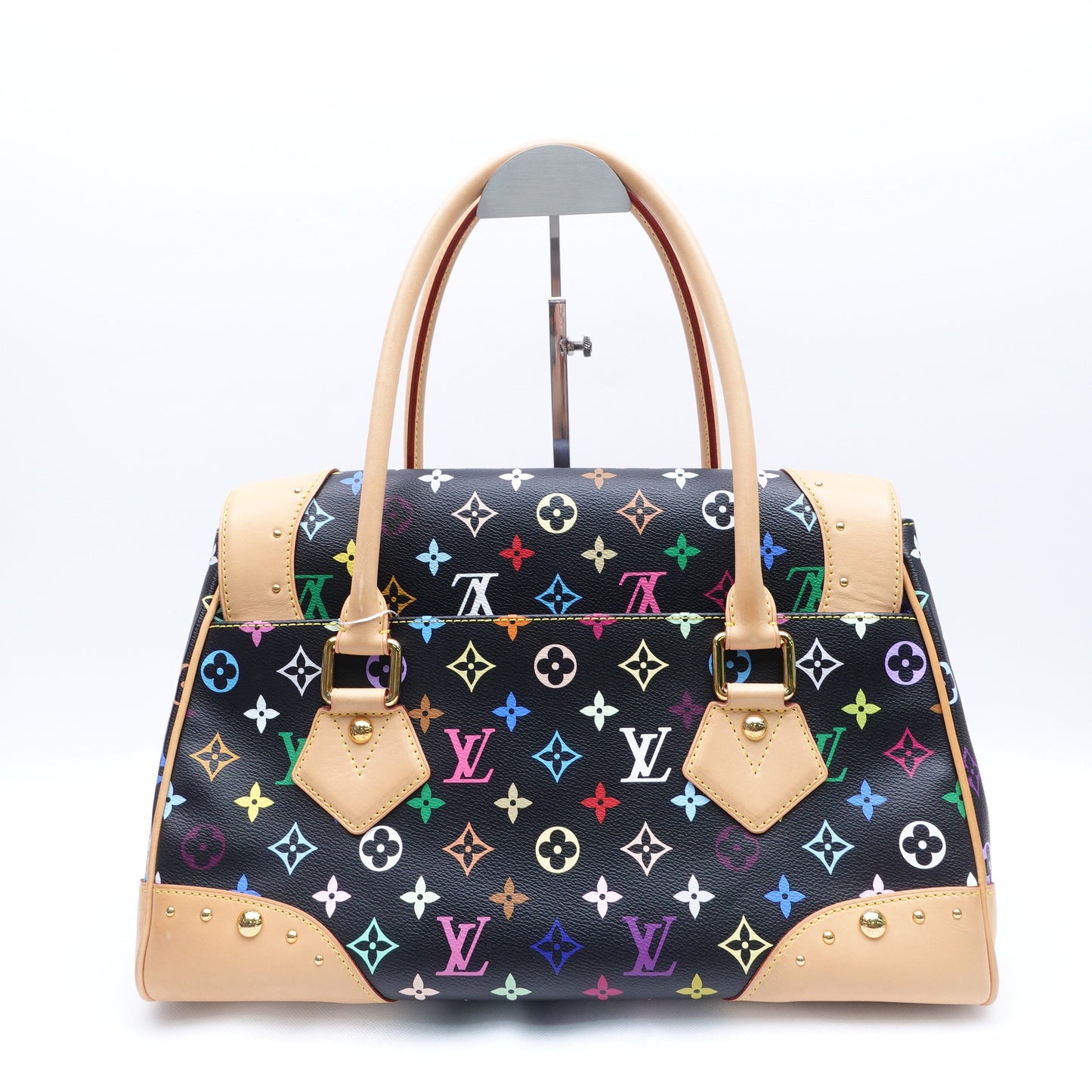 Pre-owned Louis Vuitton Beverly Black Canvas Handbag T10299871