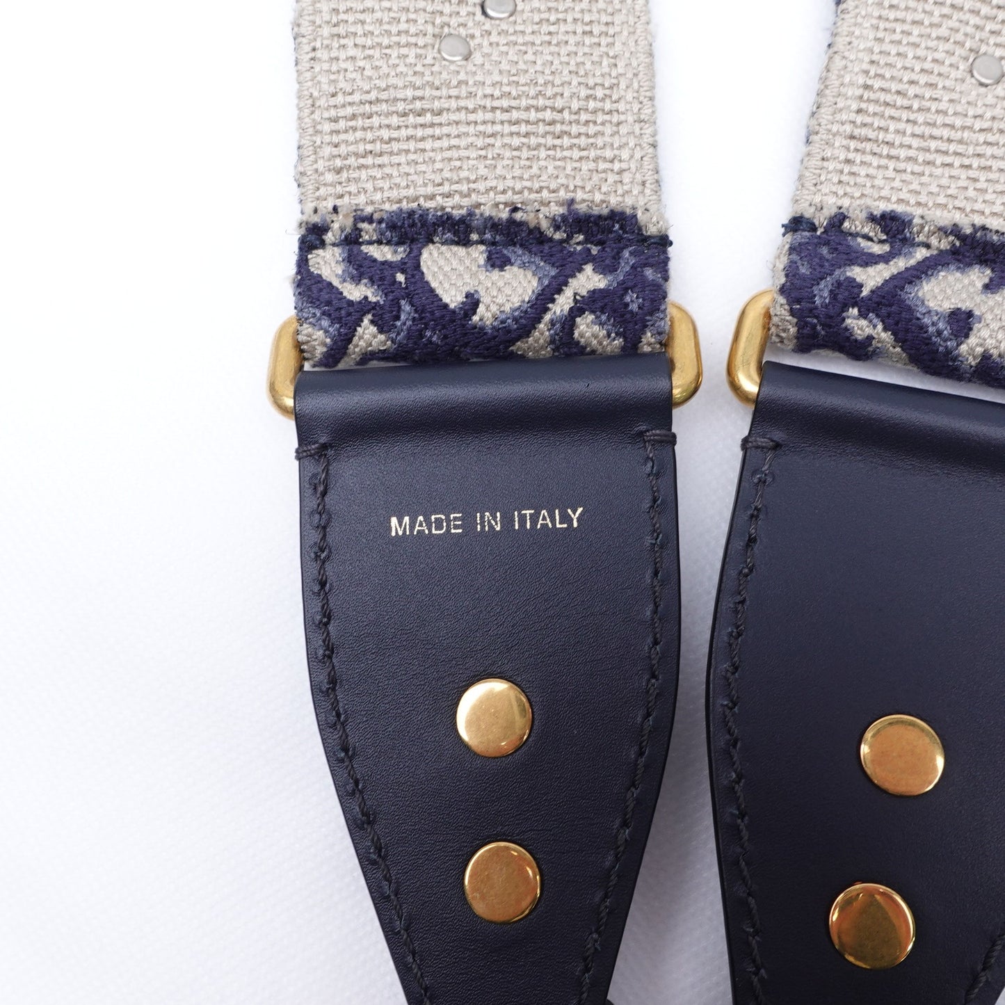 Pre-owned Dior Oblique Canvas Shoulder Strap