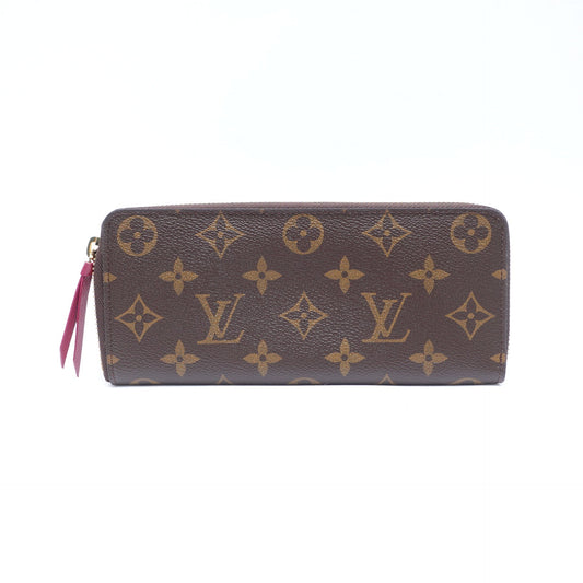 Pre-owned Louis Vuitton Clemence Monogram Coated Canvas Wallet