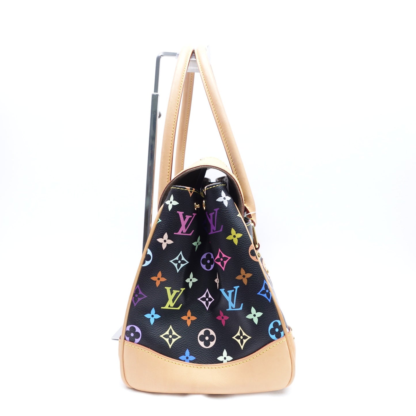 Pre-owned Louis Vuitton Beverly Black Canvas Handbag T10299871