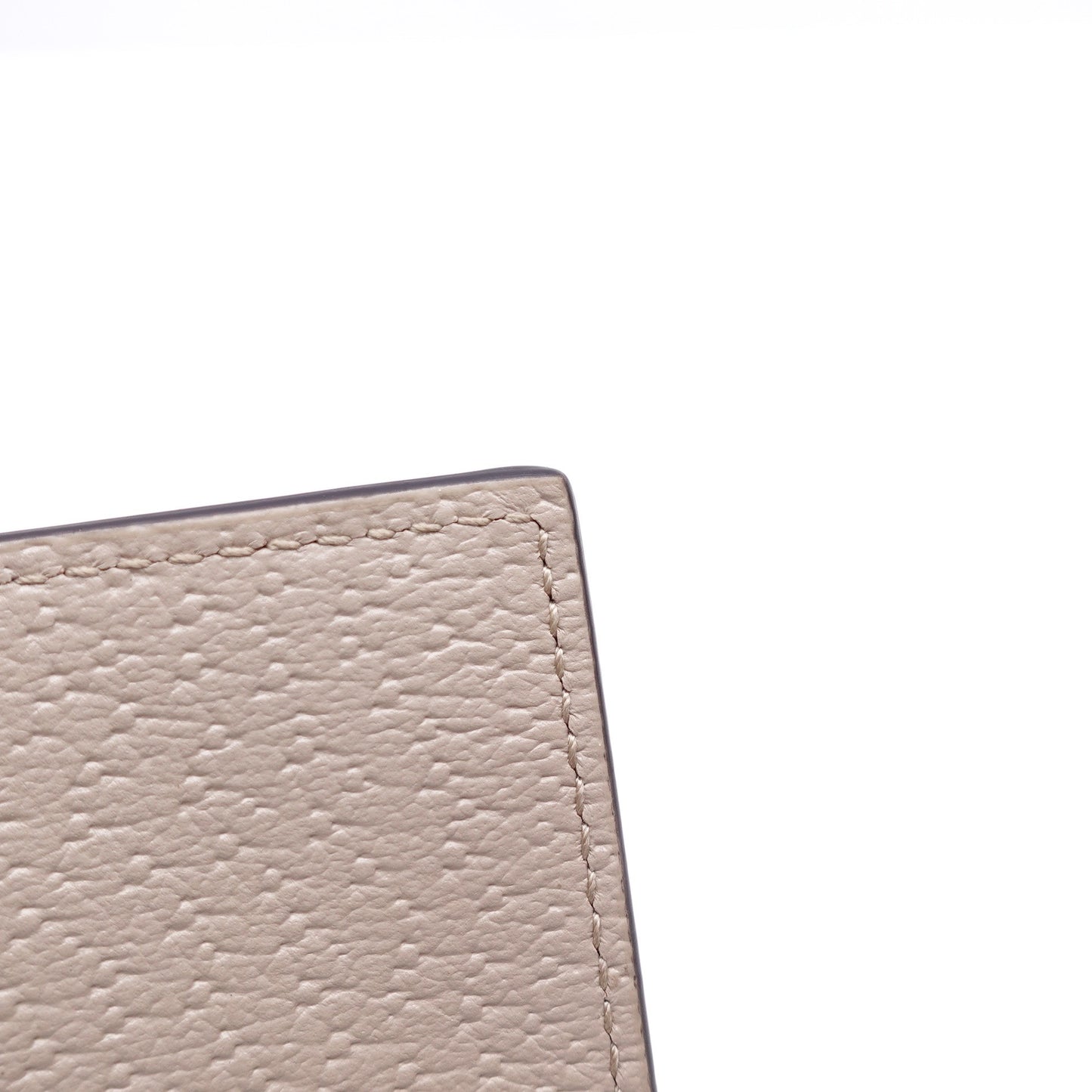 Pre-owned Gucci Horsebit 1955 Grey Calfskin Card Holder