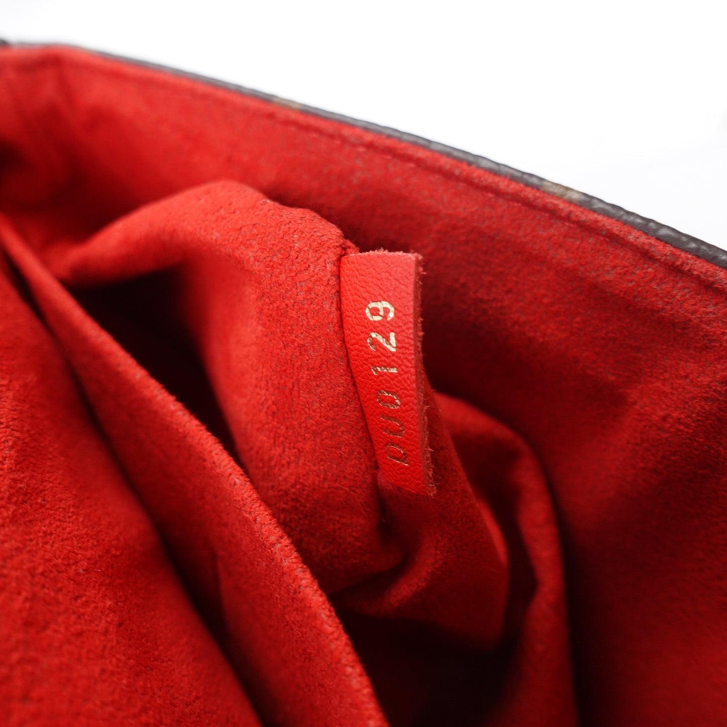 Pre-owned Louis Vuitton Locky Red Monogram Coated Canvas Shoulder Bag