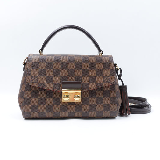 Pre-owned Louis Vuitton Croisette Coated Canvas Shoulder