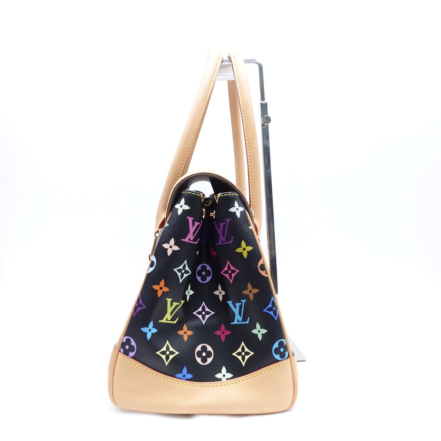 Pre-owned Louis Vuitton Beverly Black Canvas Handbag T10299871