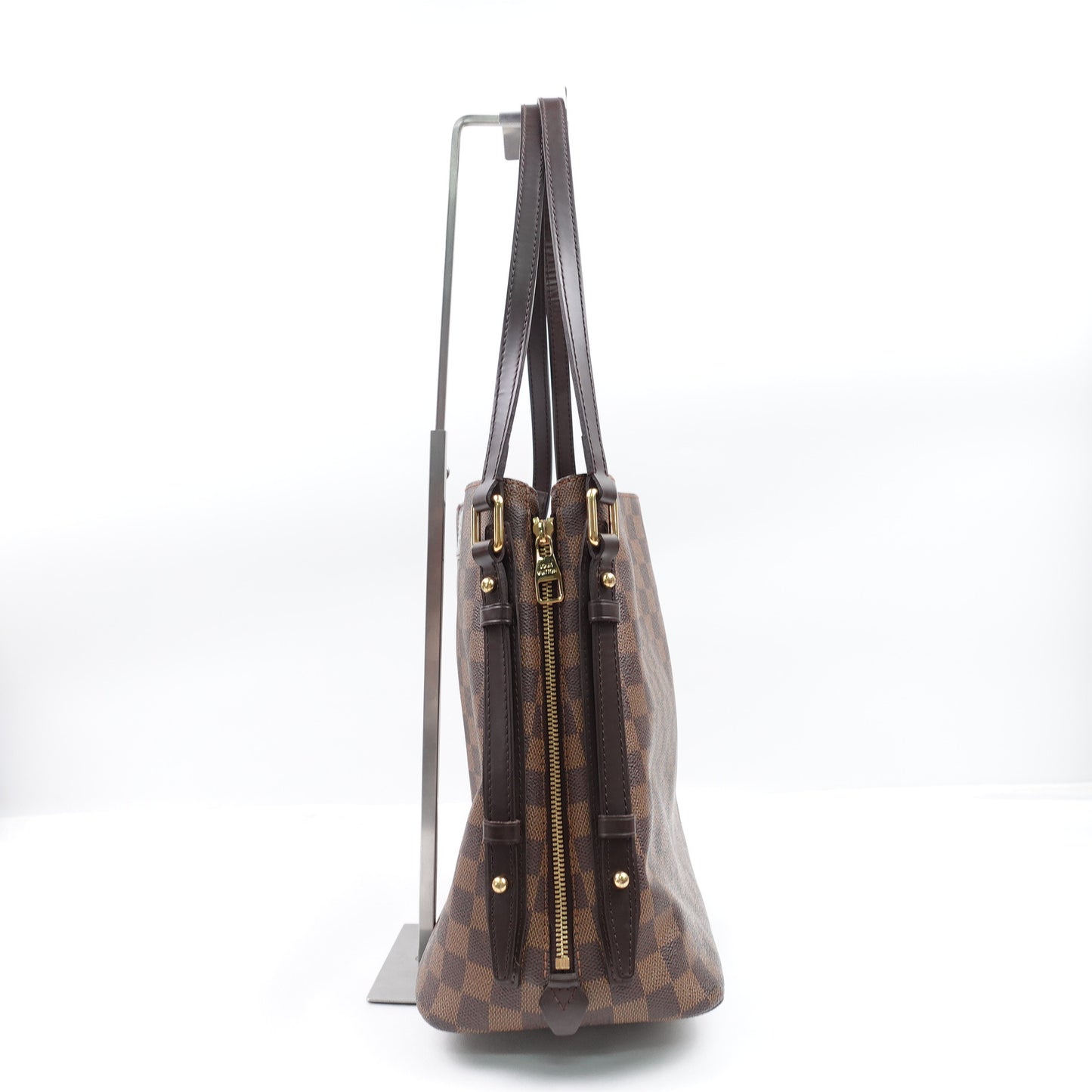 Pre-own Louis Vuitton Rivington Damier Ebene Coated Canvas Tote