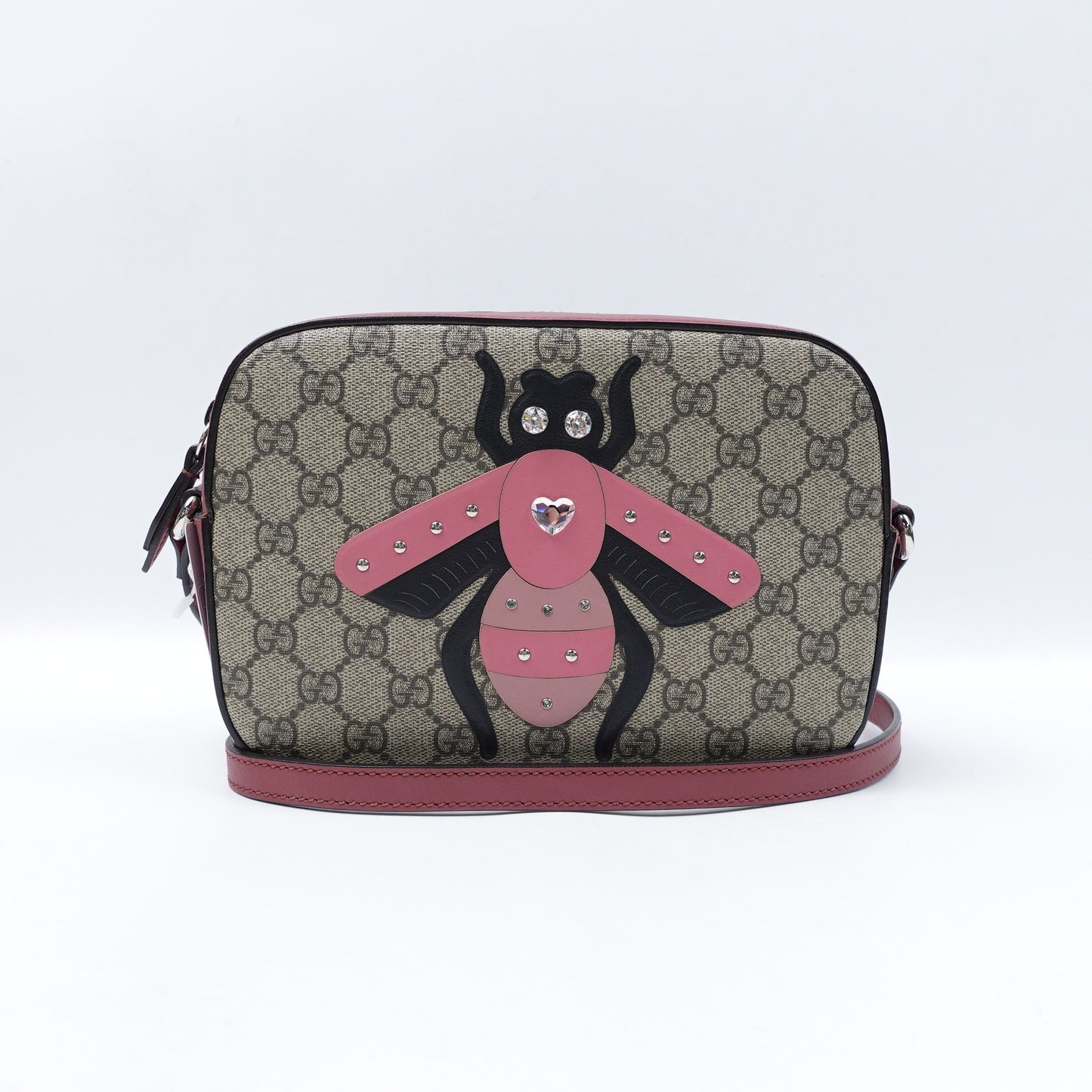 Pre-owned Gucci GG Brown Coated Canvas Shoulder Bag