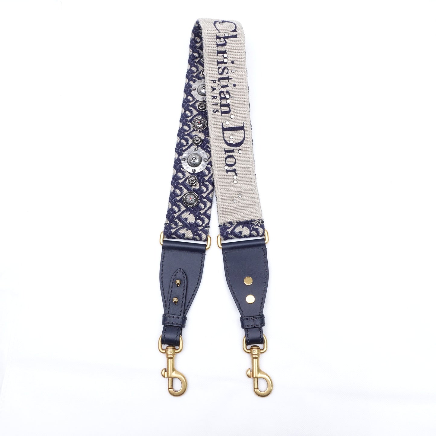 Pre-owned Dior Oblique Canvas Shoulder Strap