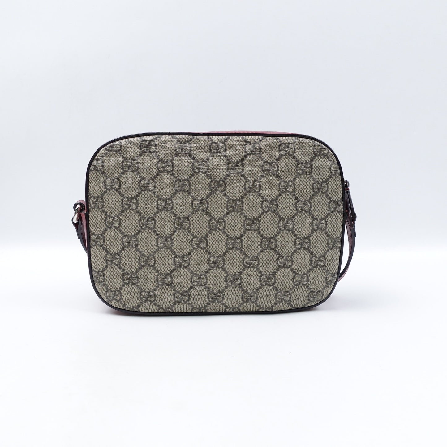 Pre-owned Gucci GG Brown Coated Canvas Shoulder Bag