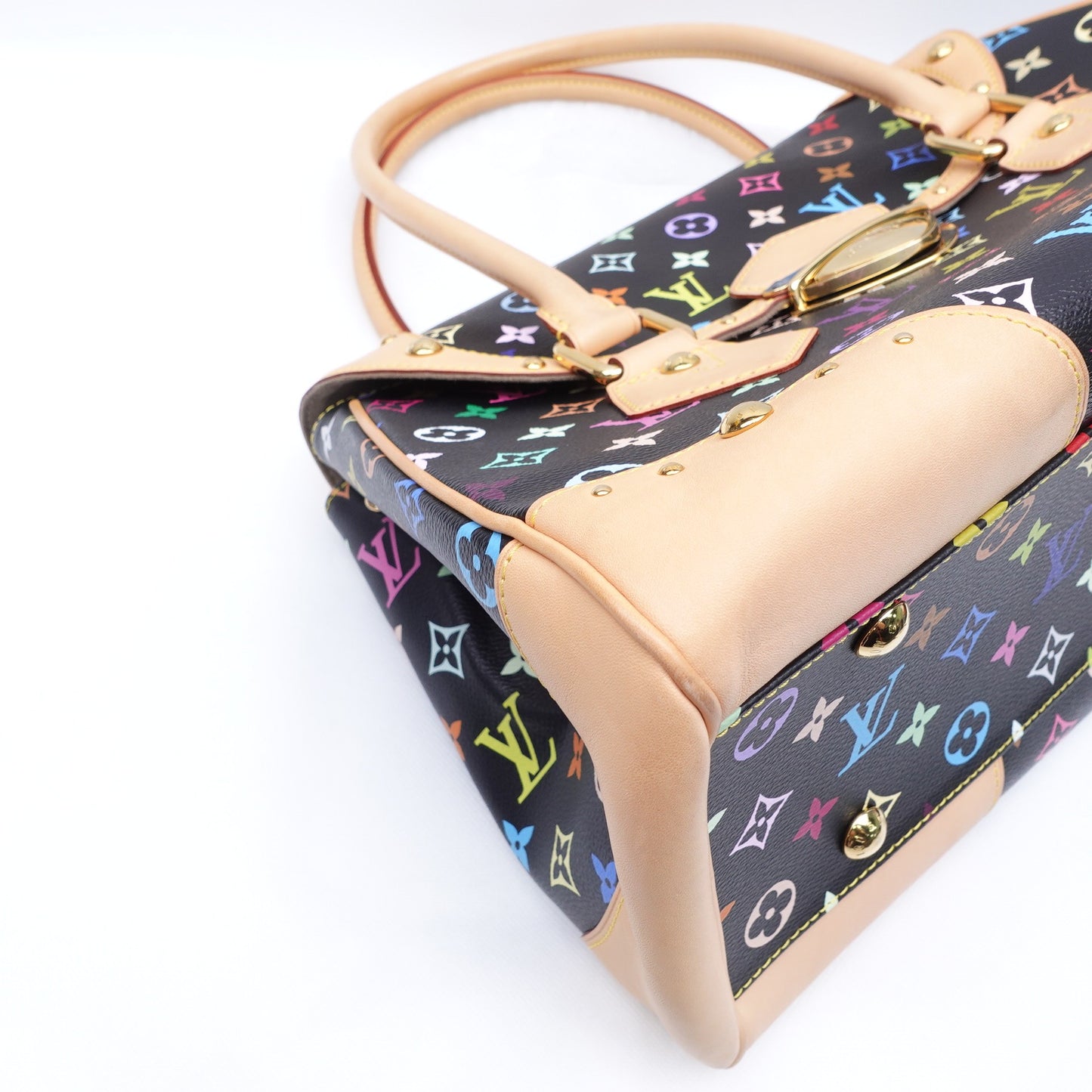 Pre-owned Louis Vuitton Beverly Black Canvas Handbag T10299871