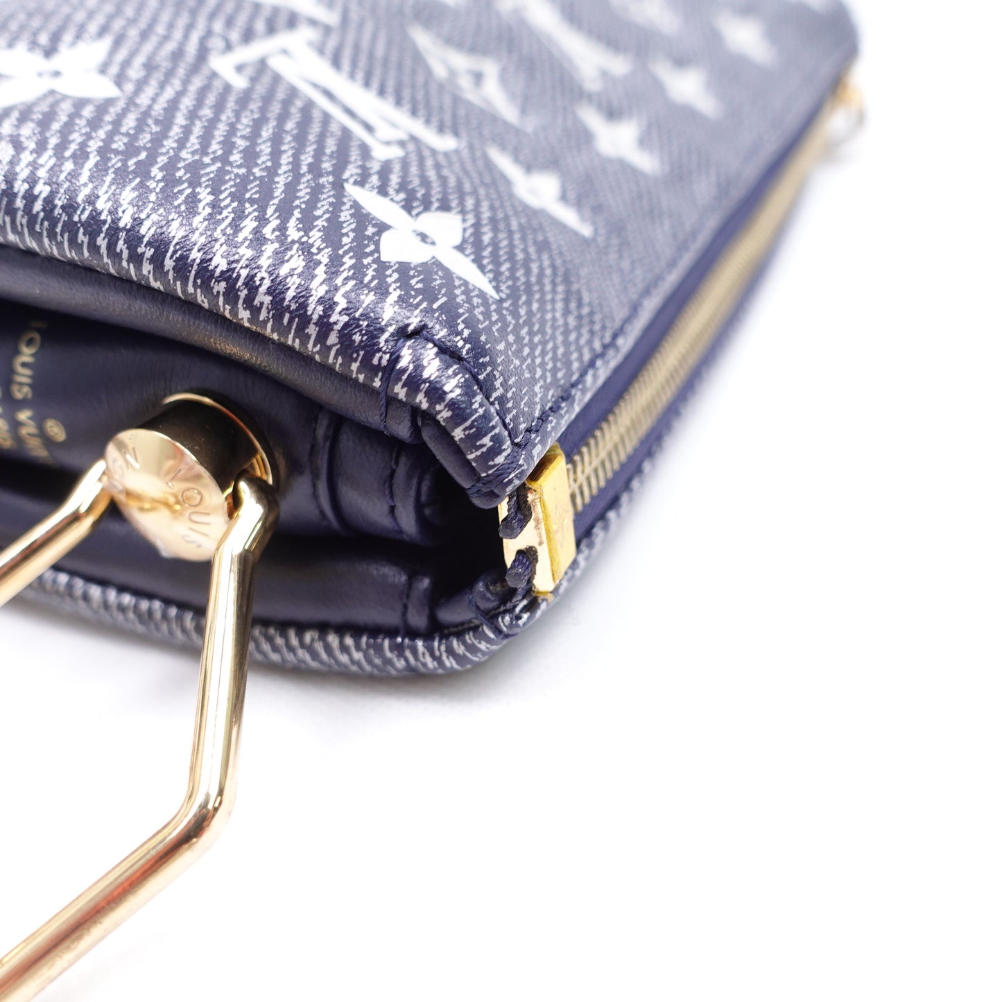 Louis Vuitton Coussin Pm Denim Blue Monogram Coated Canvas Shoulder Bag