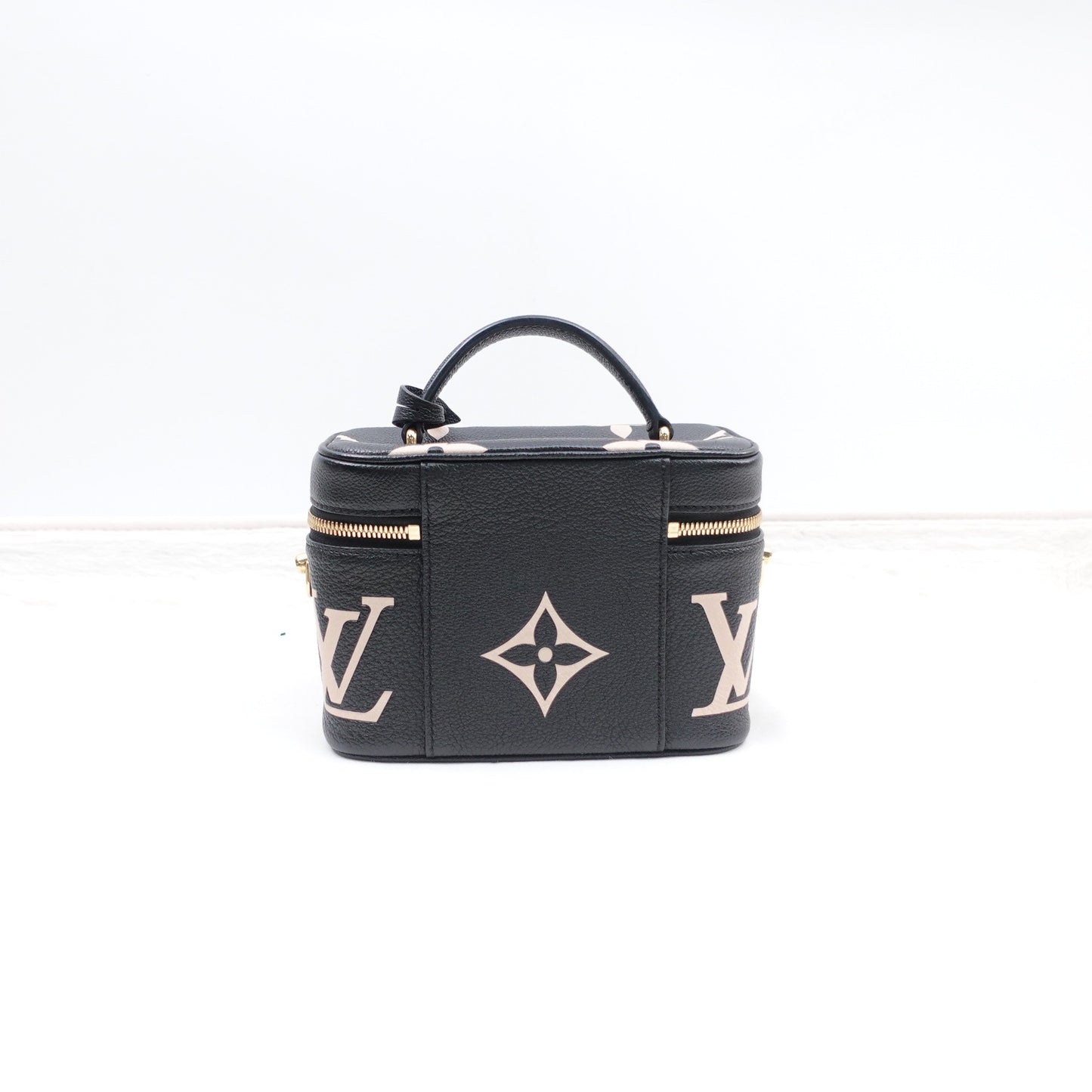 Pre-owned Louis Vuitton Vanity Black Calfskin Vanity Case