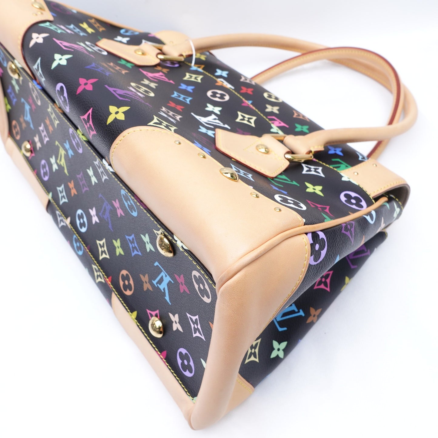 Pre-owned Louis Vuitton Beverly Black Canvas Handbag T10299871